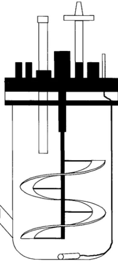 Figure 4 Bioréacteur 4L  (Galipeau, Sahra, 2004) 