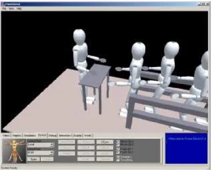 figure 2.6: Simulateur SAI. Ce simulateur permet d’interagir avec l’environnement virtuel.