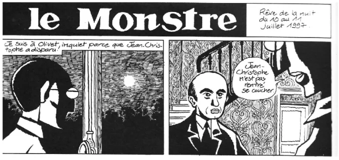 Figure 2.31 Rêve de la nuit du 10 au 11 juillet 1997 : Le monstre, t. 6, p. 69 