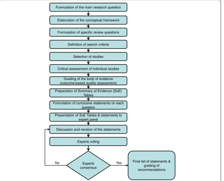 Figure 1 Flowchart of the general methodological approach.