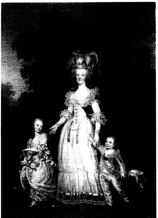 Figure  8.  Adolf-Ulrik Wertmüller,  Marie-Antoinette et ses  enfants,  1785. 