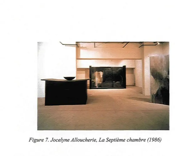 Figure 7. Jocelyne Alloucherie, La Septième chambre (1986)