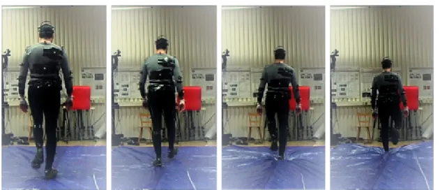 Figure 2.2 Example of a walking trial.