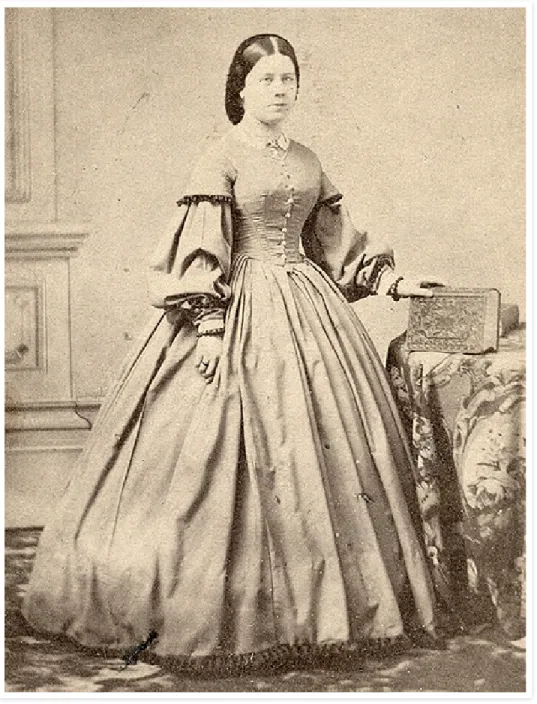 FIGURE 4 CAROLINE HENRIETTA PELTON (CARRIE PELTON), AGED 18, GRADUATED FROM MCGILL NORMAL SCHOOL IN 1861 