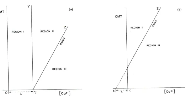 Figure III.1. Principe de la représentation de Legrand-Poirier-Leroy ;   (a : &gt;0) et (b : &lt;0)