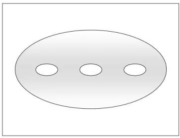 Figure 2.5 : Représentation du tore à 3 trous. 