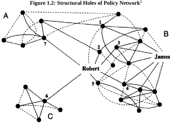 Figure 1.2: Structural Holes of Policy Network 2