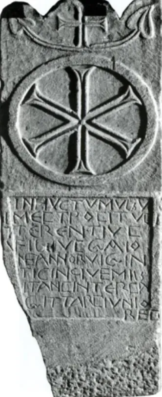 Fig. 1. Épitaphe de Terentius fils de Gaiona (Tomis). 