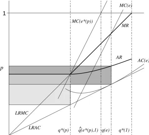 Figure 1: The equilibrium contract.