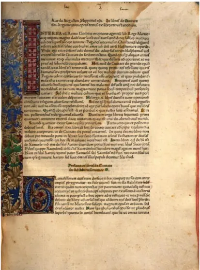 Figure 3. Augustin, De civitate Dei, Sweynheim et Pannartz, Rome, 1470, (BmL Rés Inc 395, fol