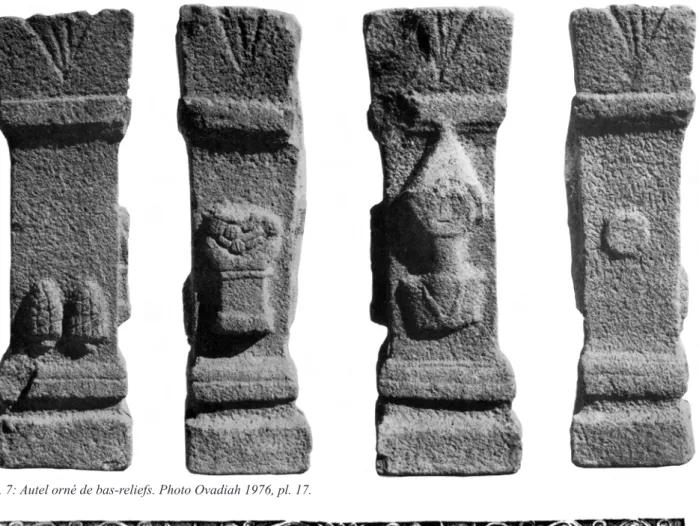 Fig. 8. Linteau à figures divines. Fac-similé Dentzer-Feydy 1992, p. 80.