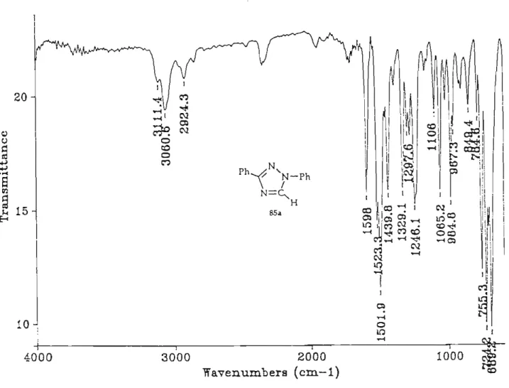 Figure 5 : spectre d'absorption IR du produit 85a