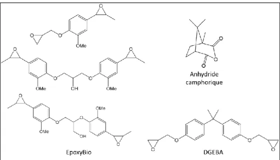 Figure 1 : Mèches de chanvre (Linificio) 2.1.2  Matrice époxydique 