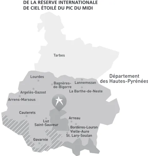 Figure 3.1 –   CARTOGRAPHIE DES DIFFÉRENTES ZONES   DE LA RÉSERVE INTERNATIONALE  