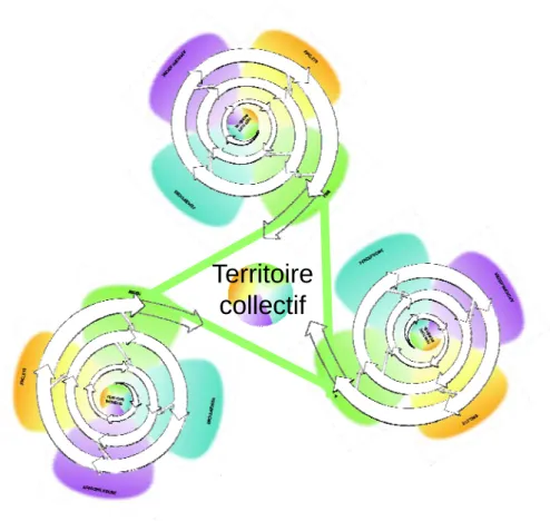 Figure 15 - La territorialisation collective 