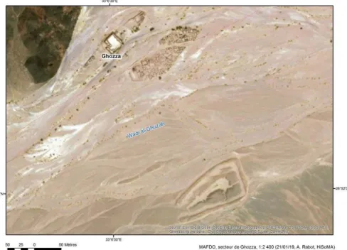 Fig. 2. Photographie satellite de Ghozza et ses environs.
