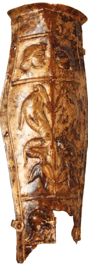 Fig. 4.  ambière de parade en bron e doré de Giuleşti (© MNIR, inv. 32850).