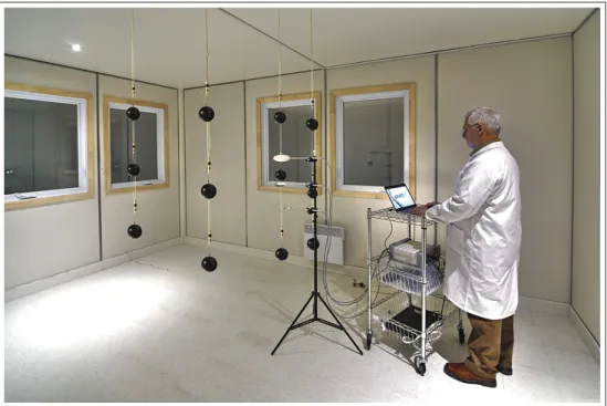 Figure 2.14 Picture of the test room in the bi-climatic chamber