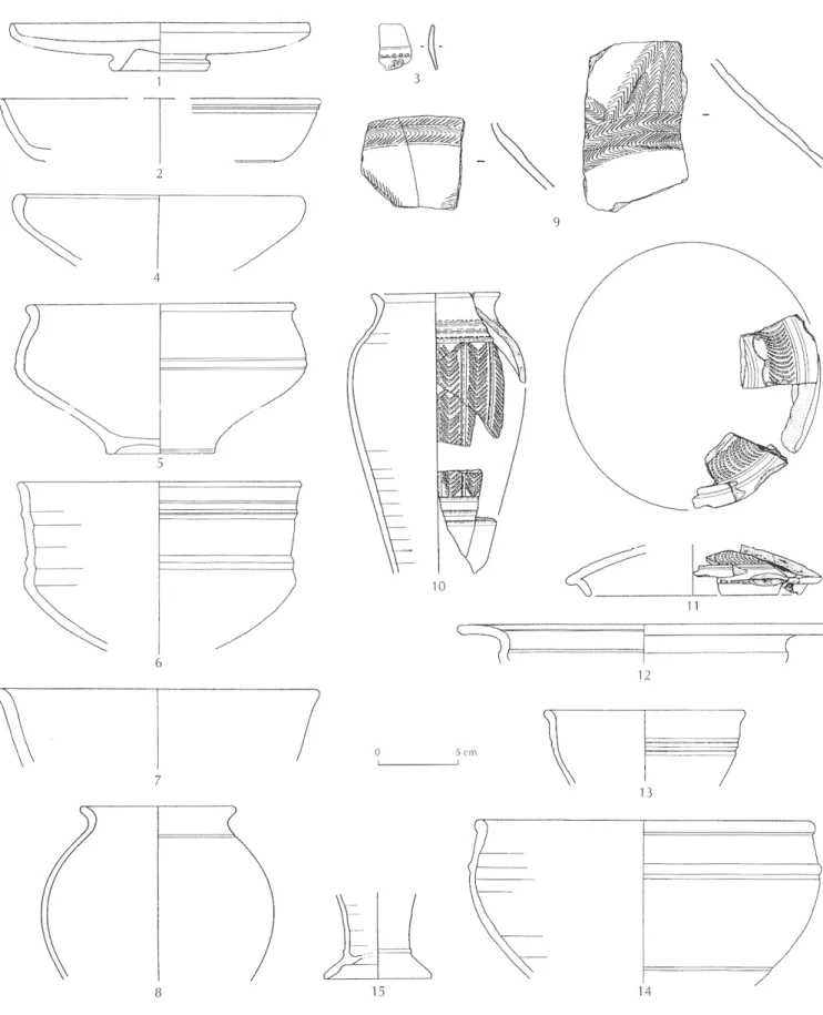 Fig. 53 - Fosse PCO 2205, mobilier céramique. 