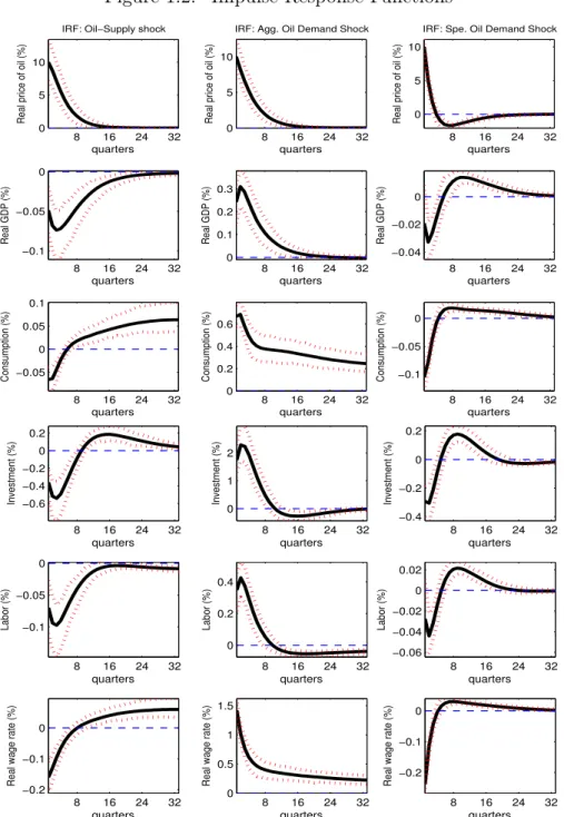 Figure 1.2: Impulse Response Functions