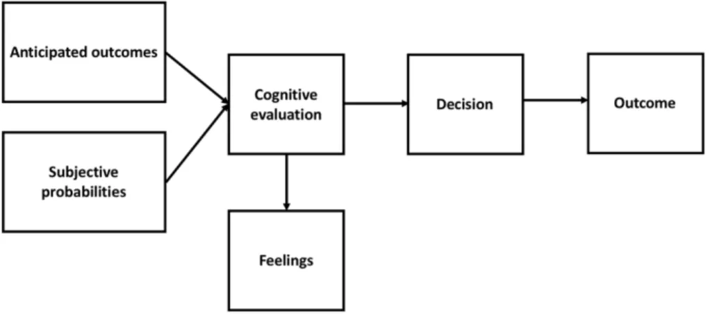 Figure 2.1 : Modèles conséquentialistes, Loewenstein et al. (2001) 