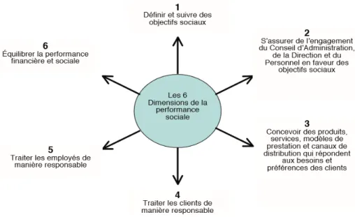 Figure 6  : Outils d’évaluation de la performance élaborée par le CERISE.