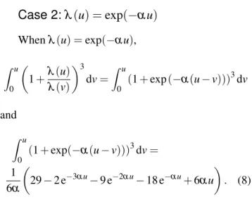 Table 2. Some examples of volume fractions for packings involving a finite range of sizes (α = 1 and θ = 0.01) .