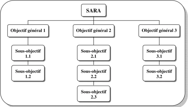 Figure 1 : Hiérarchie d’un sara d’une matière d’apprentissage                                                   