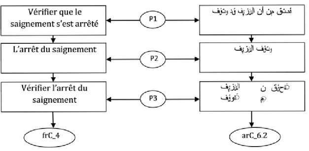 Figure 4 : Contrôle bilingue par nominalisation