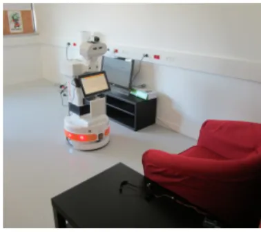 Fig. 1. Laboratory setup with TIAGo Robot