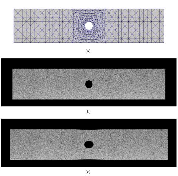 Figure 9: Finite element mesh for the MIC analysis. Initial and last images generated from the FE simulation.