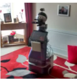 Fig. 1. The robot in one of the user’s home