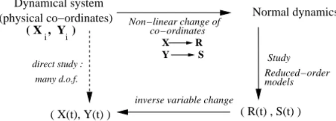 Figure 8: Illustration of the nonlinear transform for derivation of reduced-order models.
