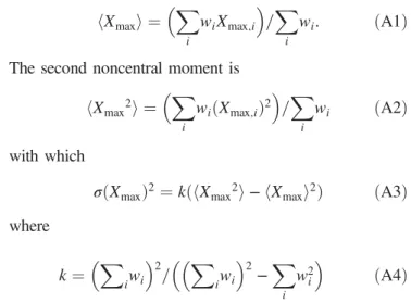 TABLE II. Parameters of ε rel ð X max Þ [Eq. (7)] in g=cm 2 .