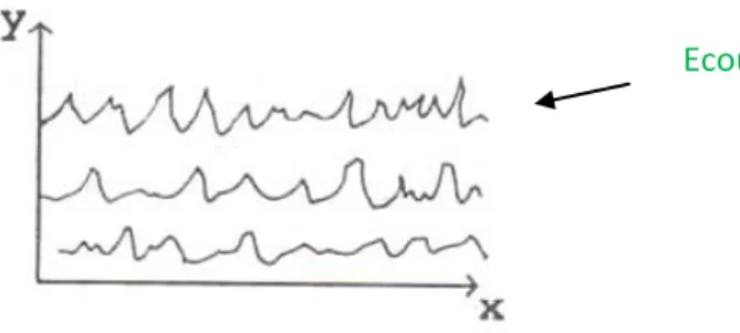 Figure 8 : Allure de la vitesse pour un écoulement turbulent  2.10. Exemple : 