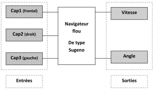 Figure 2.14 : Navigateur flou du robot ARP. 