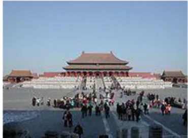 Fig N°8 La cité interdite de Pékin (Source Internet)  Fig N°6 Évolution dans la construction des  toitures chinoises    