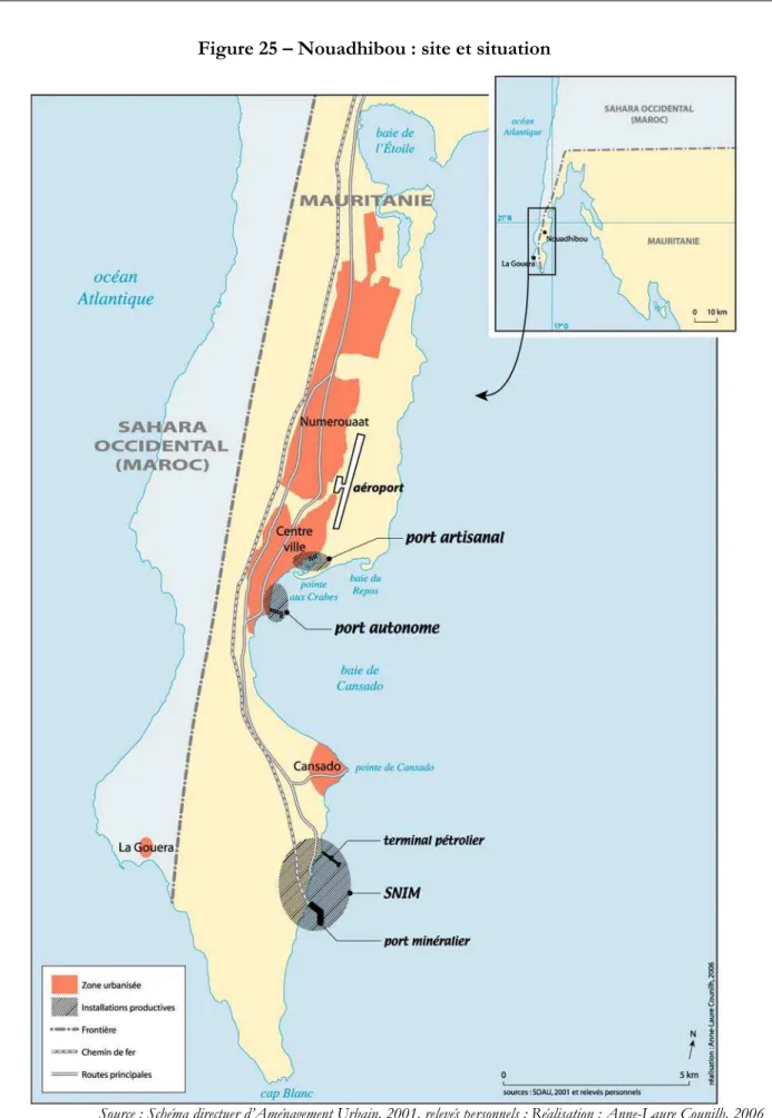 Figure 25 – Nouadhibou : site et situation 