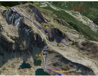 Figure 1. Projet d’extension des Vans de la commune   de Chamrousse