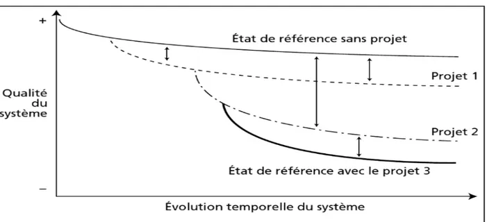 Figure 1-Impacts cumulatifs des activités économiques sur l'environnement 