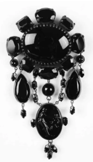 Figure 5: Example of mourning jewellery during the Victorian period. Retrieved from: http://