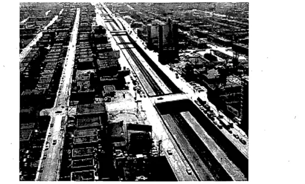 Figure 3.2. L'autoroute Décarie à Montréal (Source: MTQ) 