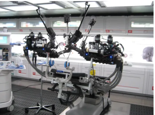 Figure 1.8: The Raven II robot of UW EE’s BioRobotics is an open-source platform for surgi- surgi-cal robotics research [Han+12; Lab]