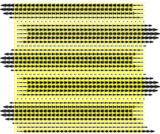 Figure 8: The motion vector field used for generating the geometrical distortion