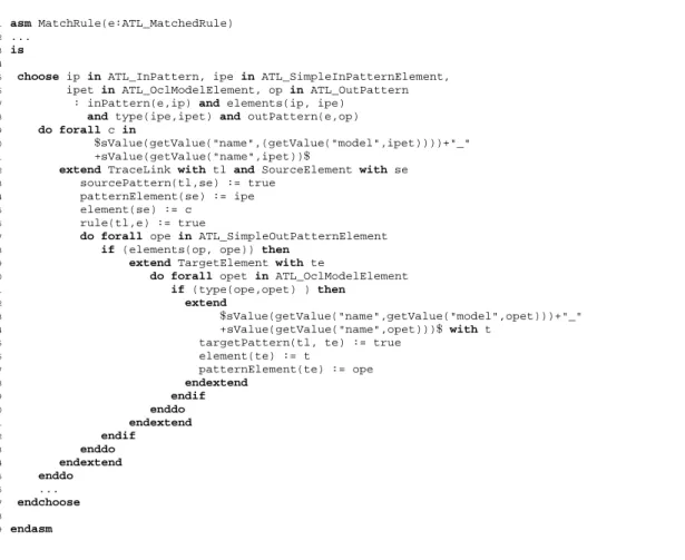 Figure 9: MatchRule sub-machine specification