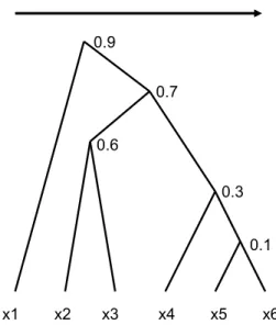 Figure 3: Directed tree associated with the built series of directed forks 4.2.5 Properties