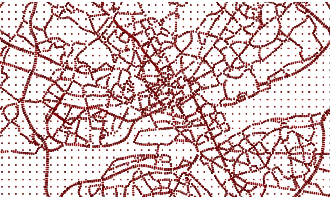 Figure 9: Extrait de la distribution des dispersions de polluants