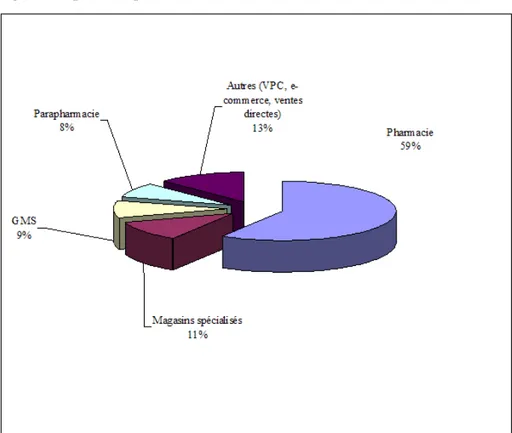 Figure 4 Répartition par circuits de distribution 2007 