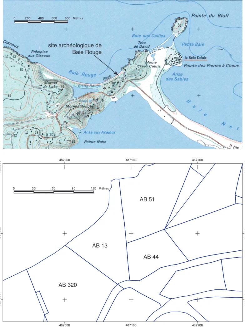 Figure  1AB 320AB 13 AB 51 AB 44site archéologique deBaie Rouge