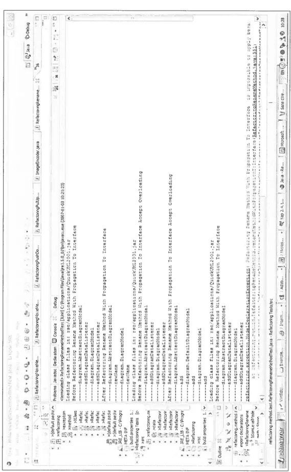 FiG. 3.6: exemple de l’application de la refactorisation de Reitame Method sur le modèle